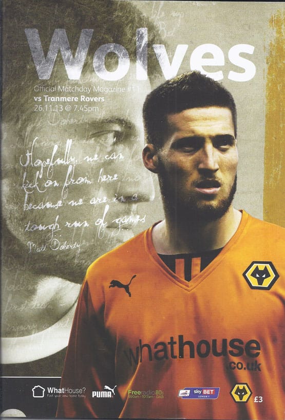 Wolverhampton Wanderers FC v Tranmere Rovers FC